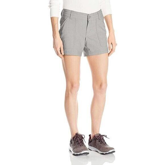 Columbia Pilsner Peak Hiking Shorts Blue 5" Inseam Mid Rise Lightweight Womens 4 - Picture 6 of 6